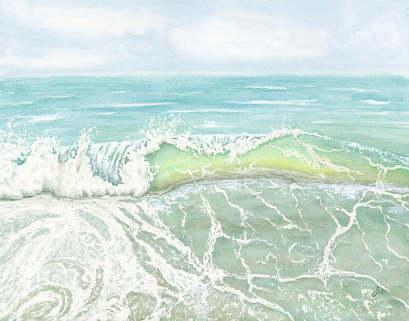 Gently Crashing Wave